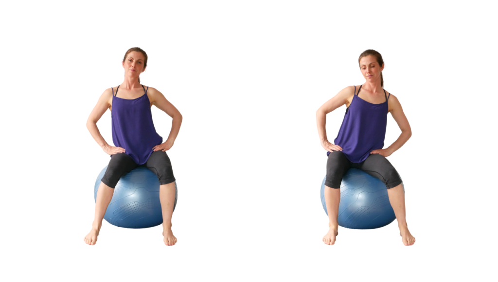 Hip Circles on Birth Ball Pregnancy Exercises