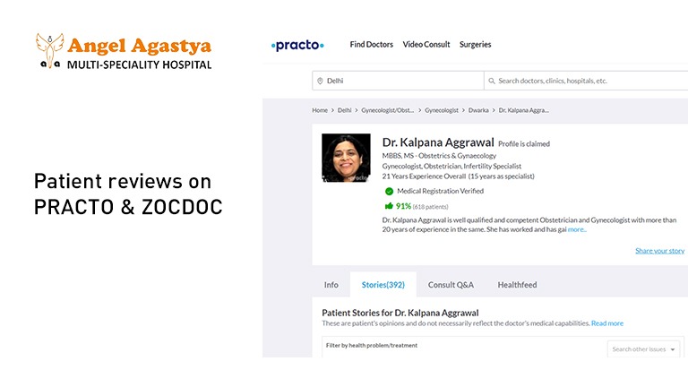 Patient Reviews on PRACTO & ZOCDOC