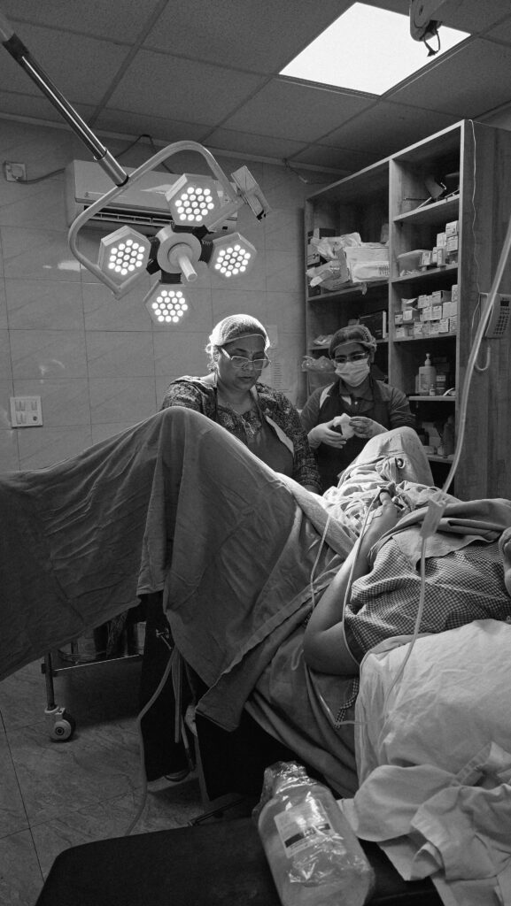 Safe normal delivery support for high-risk pregnancy patients
