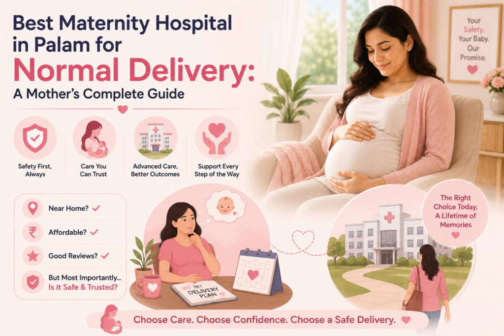 Best Maternity Hospital in Palam for Normal Delivery best maternity hospital in Palam offering safe normal delivery, expert obstetric care, advanced facilities, and compassionate pregnancy support.