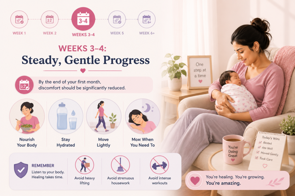 Normal Delivery Recovery: What to Expect at Home with a 6-week postpartum check-up for uterine healing, pelvic floor recovery, breastfeeding support, and maternal wellness.